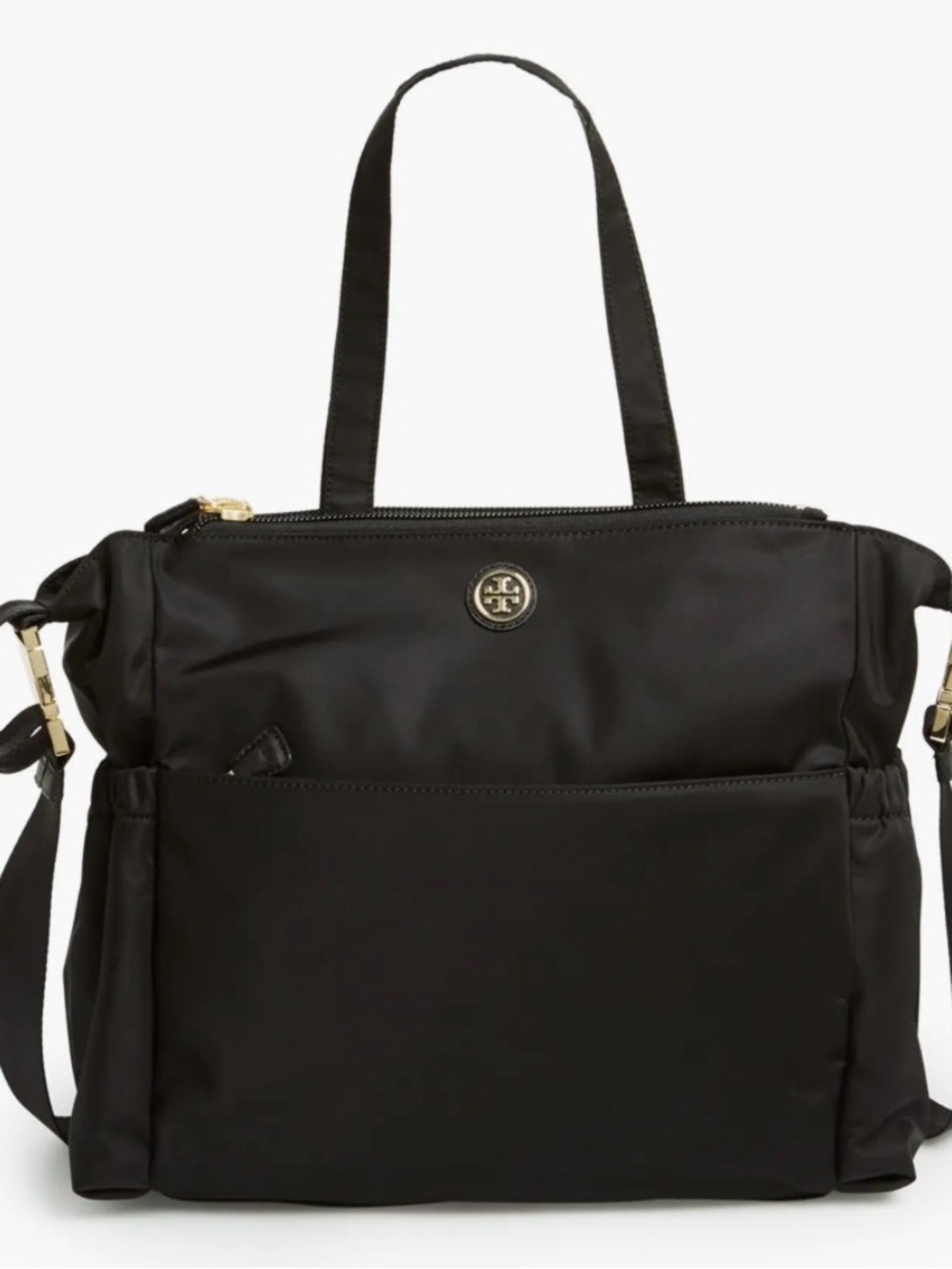 Tory Burch Black Nylon Baby Bag Tote 🖤